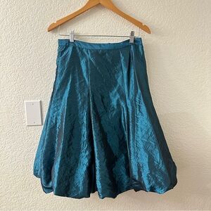cordelia Lace up Bubble Skirt Cobalt